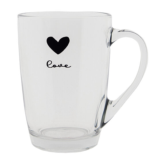 Clayre & Eef | Theeglas Transparant 11x8x11 cm / 300 ml | LBSGL0010