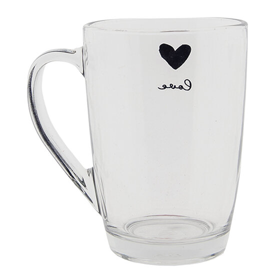 Clayre & Eef | Theeglas Transparant 11x8x11 cm / 300 ml | LBSGL0010
