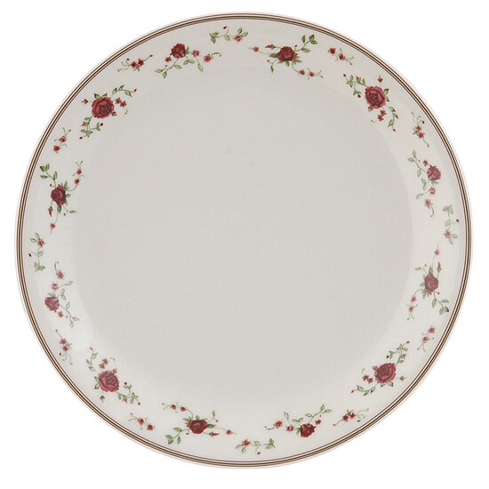 Clayre & Eef | Servies Ontbijtbord Beige ø 20x2 cm | LPRDP