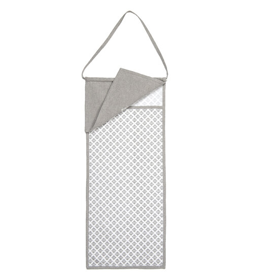 Clayre & Eef | Broodzak Grijs, Wit 28x1x68 cm | LYH50