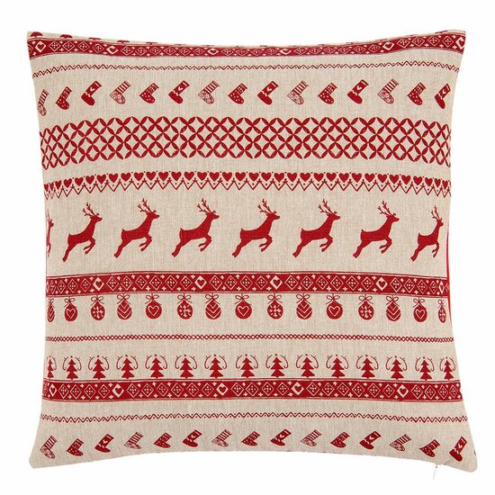Clayre & Eef | Kussenhoes Rood 40x40 cm | NOC21