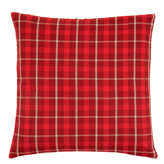 Clayre & Eef | Kussenhoes Rood 40x40 cm | NOC21