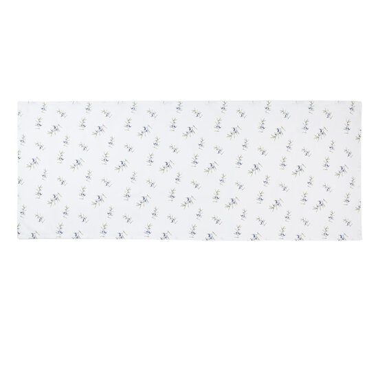Clayre & Eef | Tafelloper Beige Groen 50x140 cm | OLF64