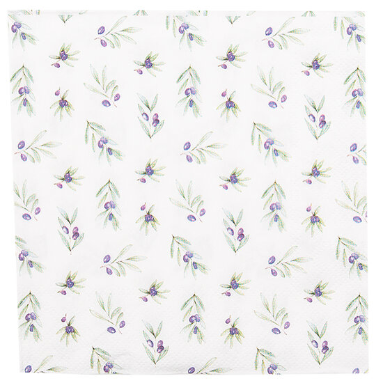 Clayre & Eef | Papieren servetten 33x33 cm (20) | OLG73