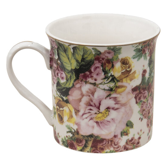 Clayre & Eef | Mok Roze 12x8x9 cm / 330 ml | PFMU