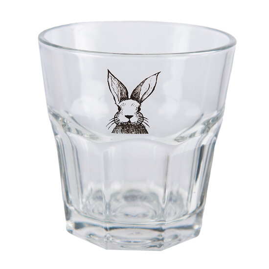 Clayre & Eef | Waterglas Transparant ø 8x8 cm / 150 ml | RAEGL0003