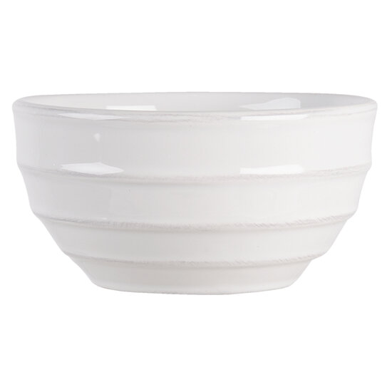 Clayre & Eef | Soepkom Wit ø 14x7 cm / 500 ml | RIPUS