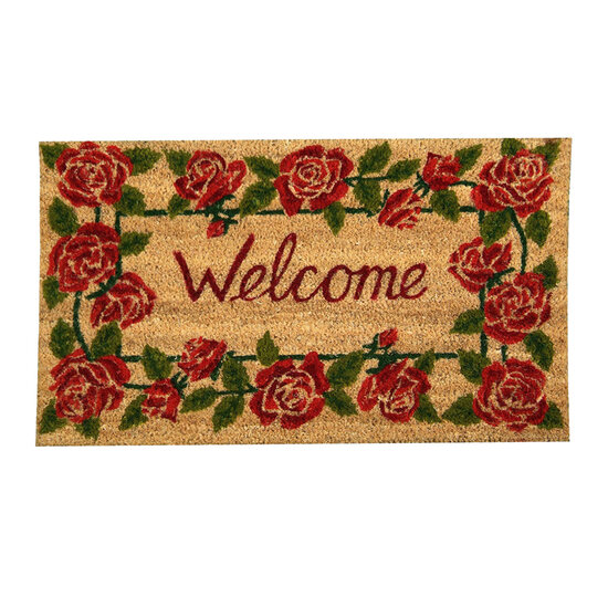 Clayre & Eef | Deurmat Binnen Rood 75x45x1 cm | ROMC
