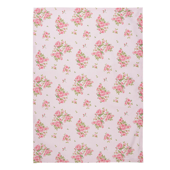 Clayre & Eef | Theedoek Roze 50x70 cm | SWR42-1