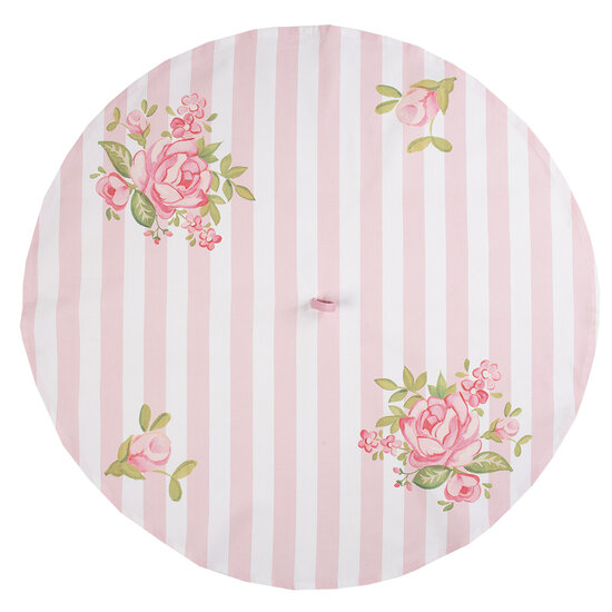 Clayre & Eef | Theedoek Roze ø 80 cm | SWR48