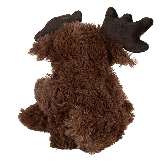 Clayre & Eef | Knuffel Rendier Bruin Rood 16x20x35 cm | TW0587