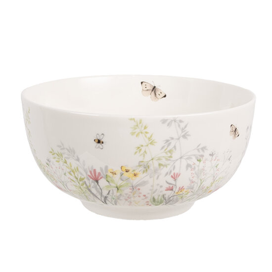 Clayre & Eef | Soepkom Wit ø 14x7 cm / 500 ml | WFFBO
