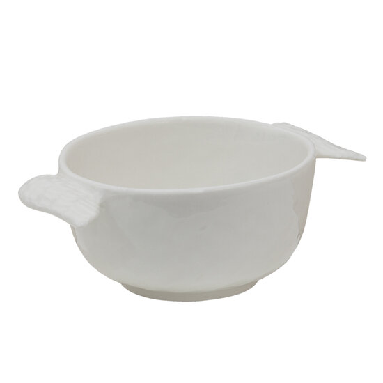 Clayre & Eef | Soepkom Wit 14x10x5 cm / 150 ml | WINBO