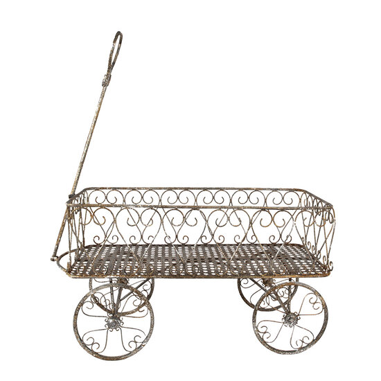 Clayre & Eef | Planthouder Bruin Beige 76x32x88 cm | 5Y1190
