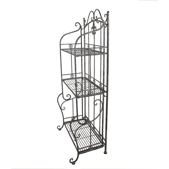 Clayre & Eef | Wandrek Grijs 60x42x150 cm | 5Y1211
