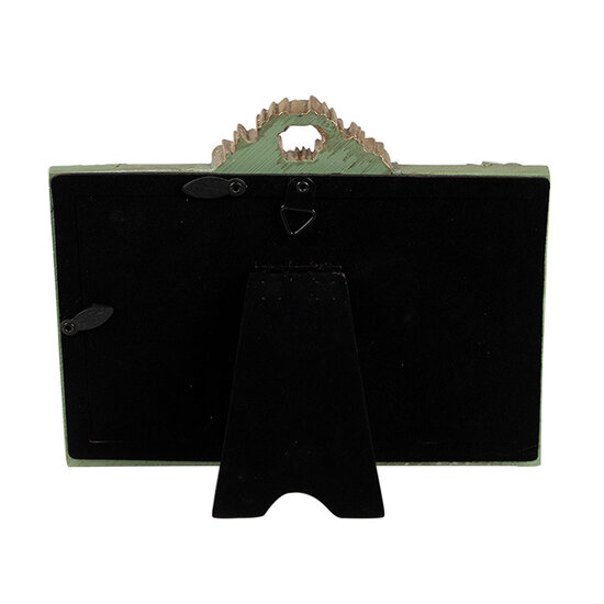 Clayre & Eef | Fotolijst Groen Goudkleurig 17x2x14 cm / 10x15 cm | 2F1140
