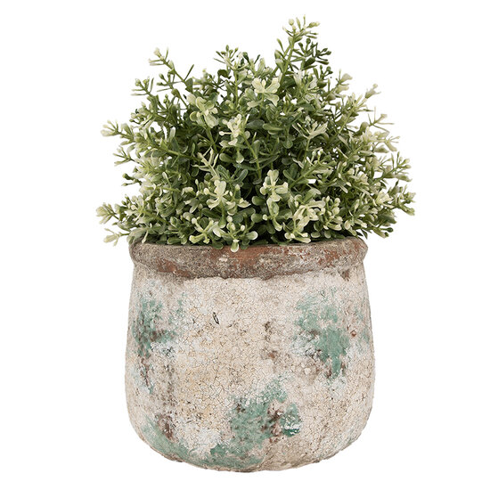 Clayre & Eef | Bloempot Binnen Beige ø 16x13 cm | 6TE0527M