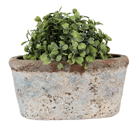 Clayre & Eef | Bloempot Binnen Beige 19x11x10 cm | 6TE0528M