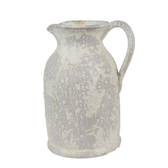 Clayre & Eef | Decoratieve Schenkkan Beige Grijs 16x13x21 cm | 6TE0538M