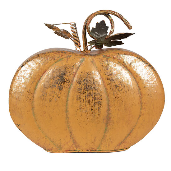 Clayre & Eef | Decoratie Pompoen Oranje 34x15x32 cm | 6Y5623