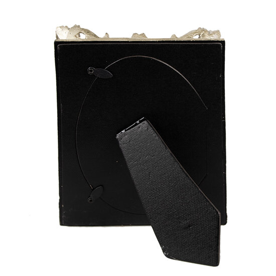 Clayre & Eef | Fotolijst Groen Zilverkleurig 14x3x19 cm / 10x15 cm | 2F1118