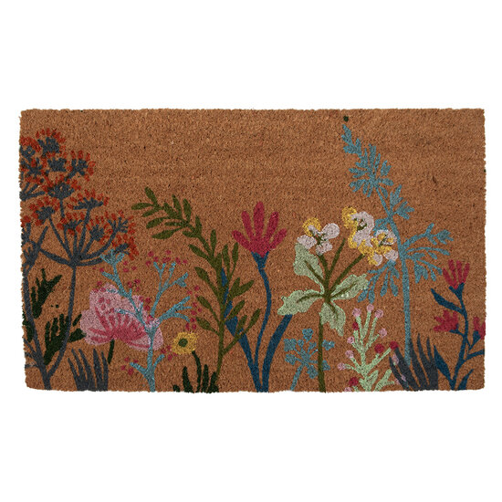 Clayre & Eef | Deurmat Binnen Bruin Roze 75x45x1 cm | WFFMC