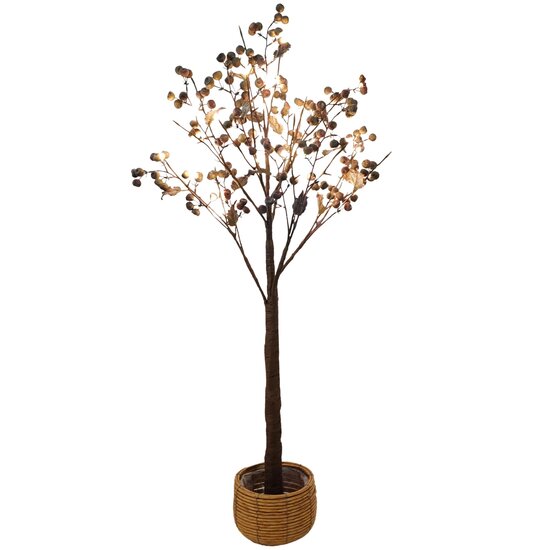 Dekoratief | Decoratieboom &#039;Brown Blush&#039;, 48 LED, 137cm | A245017