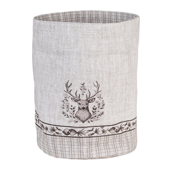 Clayre & Eef | Broodmandje Beige Bruin ø 15x16 cm | GTW50