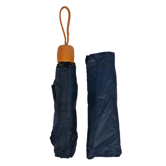 Clayre & Eef | Paraplu Volwassenen Blauw ø 94x56 cm | JZUM0076BL