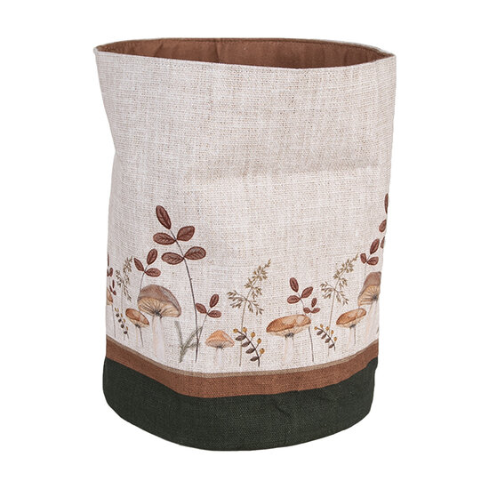 Clayre & Eef | Broodmandje Beige Bruin ø 15x16 cm | LFJ50