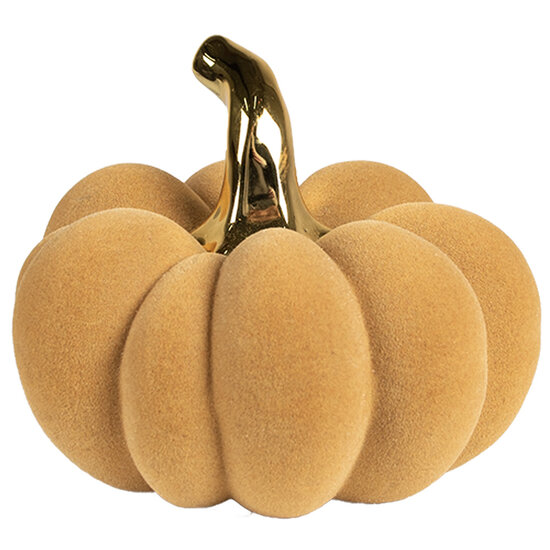 Clayre & Eef | Decoratie Pompoen Geel ø 15x12 cm | 65534