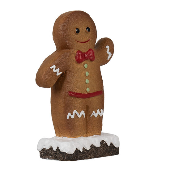 Clayre & Eef | Decoratie peperkoekpop Bruin 10x5x15 cm | 6CE1769