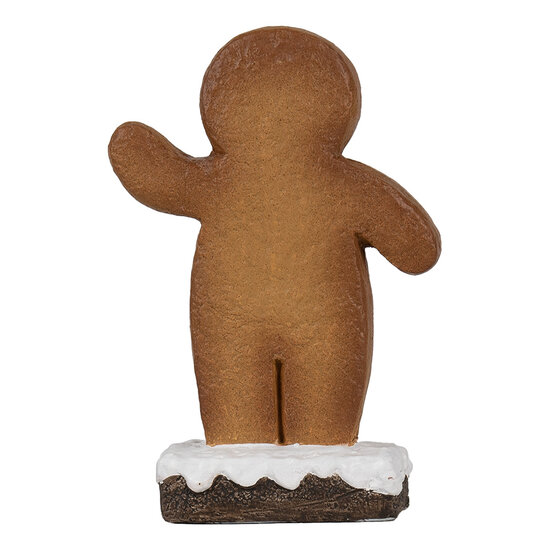 Clayre & Eef | Decoratie peperkoekpop Bruin 10x5x15 cm | 6CE1769