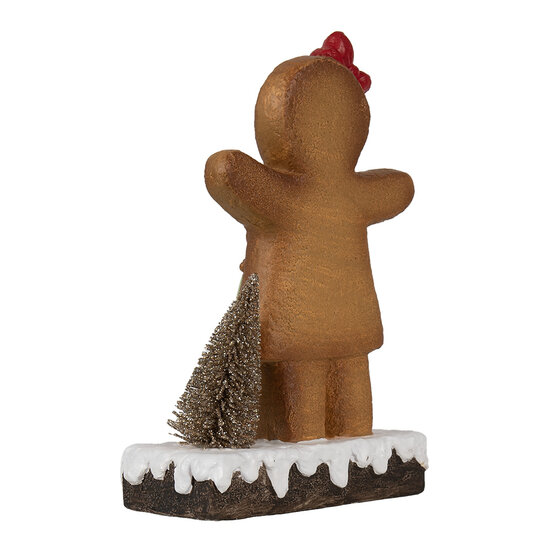 Clayre & Eef | Decoratie peperkoekpop Bruin 15x7x21 cm | 6CE1773