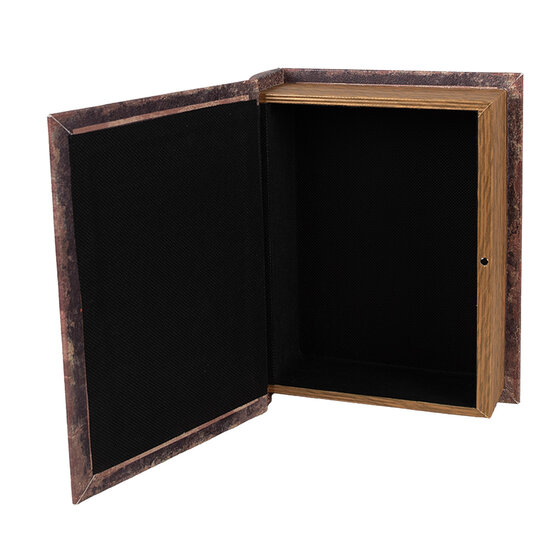 Clayre & Eef | Opbergdoos Bruin (3) 27x22x7 / 22x17x6 / 17x12x4 cm | 65692