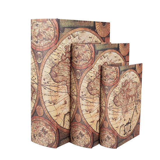 Clayre & Eef | Opbergdoos Beige Bruin (3) 27x22x7 / 22x17x6 / 17x12x4 cm | 65697