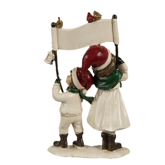 Clayre &amp; Eef   | Decoratie Beeld Kinderen Beige  8x4x13 cm | 6PR4184