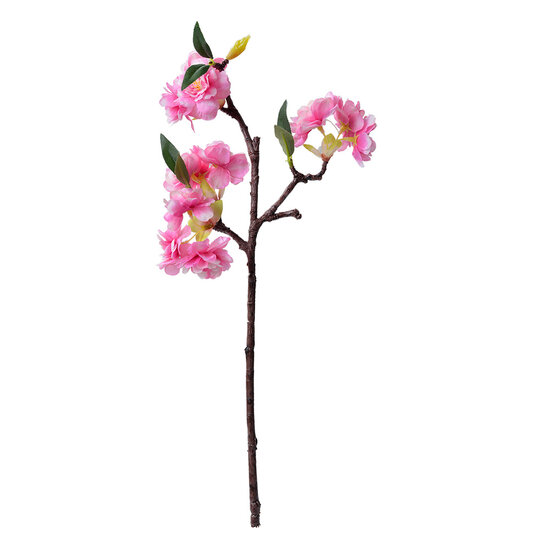 Clayre & Eef | Decoratie tak met bloemen Roze 16x8x38 cm | 6PL0315