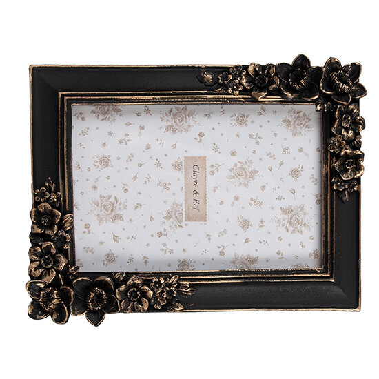 Clayre & Eef | Fotolijst Zwart 15x2x20 cm / 10x15 cm | 2F1186