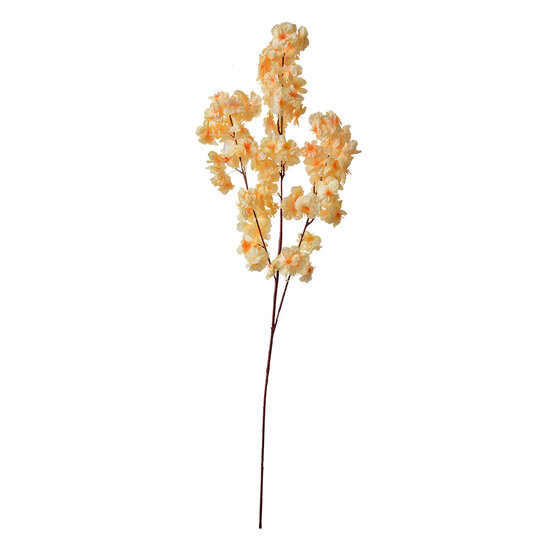 Clayre & Eef | Decoratie tak met bloemen Geel 20x10x106 cm | 5PL0077