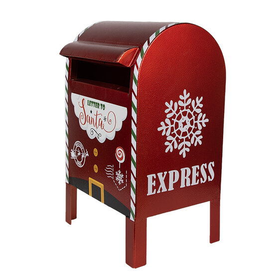 Clayre & Eef | Brievenbus Rood 21x19x34 cm | 6Y5625