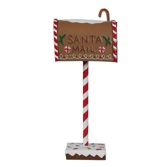 Clayre & Eef | Brievenbus Bruin 14x8x37 cm | 6Y5629