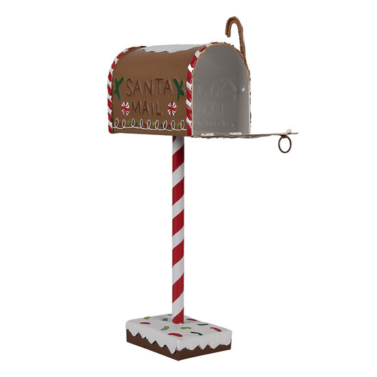 Clayre & Eef | Brievenbus Bruin 14x8x37 cm | 6Y5629