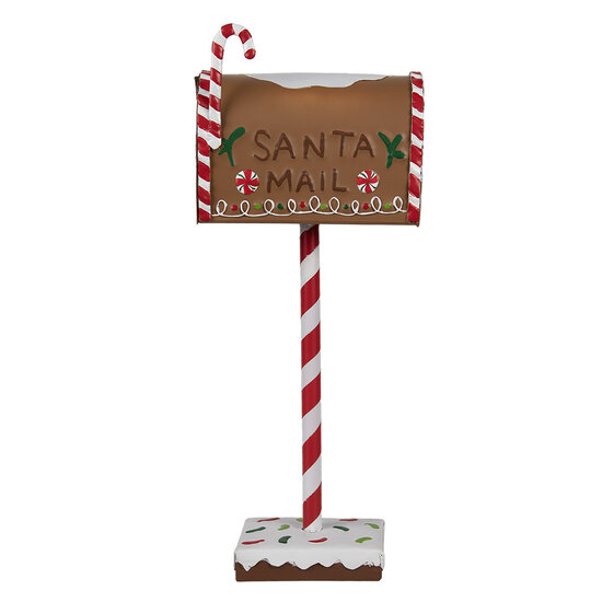 Clayre & Eef | Brievenbus Bruin 14x8x37 cm | 6Y5629