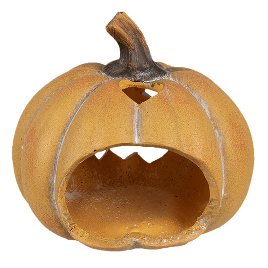 Clayre & Eef | Decoratie Pompoen Oranje 15x14x13 cm | 6CE1760