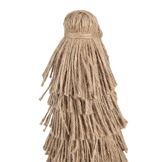 Clayre & Eef | Kerstdecoratie Kerstboom Bruin ø 14x42 cm | 65869