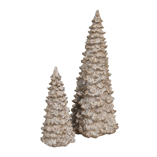 Clayre & Eef | Decoratie boom Wit ø 13x30 cm | 6PR4288