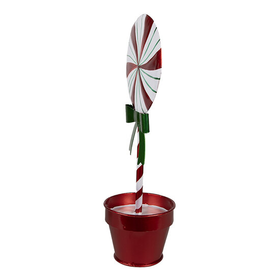 Clayre & Eef | Decoratie Lolly Rood 12x9x31 cm | 6Y5627