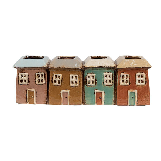 Clayre & Eef | Bloempot Binnen Meerkleurig 31x9x11 cm | 6CE1888