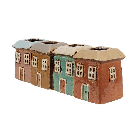Clayre & Eef | Bloempot Binnen Meerkleurig 31x9x11 cm | 6CE1888